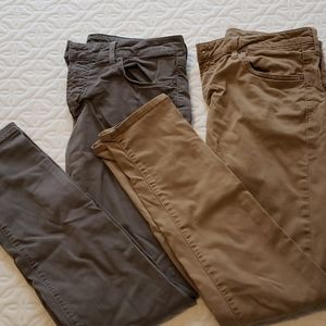 Bundle: 2 pairs of slim fit Flex AE Pants